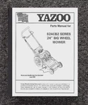 Parts Manual Fits Yazoo 24INCH Big Wheel Mower S24CB2 Series 92788. Fixed Price $19.97.