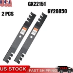 2PK G5 Mulching Blades Fits John Deere 42" X300 LA120 AM137327 AM141034. Fixed Price $35.99.