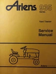 Ariens 935 Series Yard Tractor Repair Service Manual YT10 YT11 YT8 YT12 YT14 All. Fixed Price $139.95.