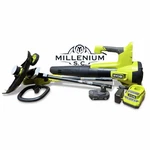 Ryobi 18V One+ Cordless String Trimmer & Jet Fan Blower Combo Kit - Open Box. Fixed Price $174.15.
