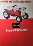 Sears 1968 H.p Custom 10XL Lawn Garden Tractor 917.25260 Owners Manual. Fixed Price $50.14.