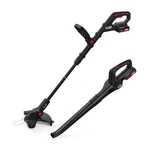 Hyper Tough 20V Brushless Cordless In Trimmer And 120 Cfm Blower Combo Kit. Fixed Price $77.00.