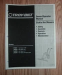 Troy-bilt 34061, 34062, 34063, 34064 Sicle Mowers Owners Manual. Fixed Price $19.95.