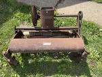 David Bradley, Sears, Roebuck Vintage Manual Walk-behind Rotary Mower Attachment. Fixed Price $250.00.
