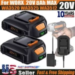 2-PACK For Worx Volt Max Extend Lithium Battery WA3520 WA3525 WA3575 WG155. Fixed Price $28.99.