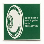 Chrome John Deere 12" Hub Caps M42184 Wheel Covers Baby Moons Lawn Tractor. Fixed Price $113.50.