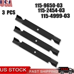 3PK New Replacement Lawn Mower Blades Toro 54" Titan ZX5400 ZX5420 115-9650-03. Fixed Price $41.99.
