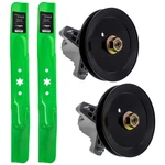 Mower Blades & Deck Spindles Kit For Troy-bilt Pony Bronco TB42 42T 7-SPEED. Fixed Price $61.95.