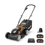 Small Yard Lawn Mower - Worx 14 Cordless Electric Push WG779. Fixed Price $439.99.