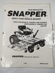 Snapper Parts Manual Zero Turning Radius Mower Model Z1805KV Z2205KV. Fixed Price $11.95.