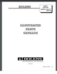 Bolens 1253-01 1253-02 Parts List For 1969 Model Pages. Fixed Price $6.99.