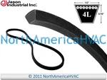 Industrial V-belt Fits Gates Goodyear Dayco Jason # 4L1030 A101 1/2" X 103". Fixed Price $14.24.
