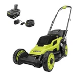 Ryobi One+ 18V 13 In. Cordless Battery Push Lawn Mower W/ 4.0 Ah. Fixed Price $234.95.