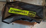Greenworks Pro Grass Electric Lawn Mower Clipping Bagger W/frame 13"X24". Fixed Price $53.95.