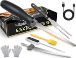 Set With 7-INCH Stainles Steel Blades, Safety Lock Button & Stand, Ideal For .... Fixed Price $75.21.