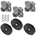 52" Deck Spindles W/ Pulleys For Snapper RZT2552 285Z ZT2752 300Z Mower. Fixed Price $118.00.
