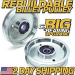 Rebuildable (2 Pack) 1-613098 Idler Pulley For Toro Time Cutter Zx, Proline 48. Fixed Price $49.99.