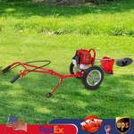Garden Lawn Mower Trimmer Gasoline Brush Cutter Hand Push Type Grass Tool. Fixed Price $252.25.