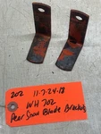 1962 Wheel Horse 702 Tractor Rear Snow Plow/push Blade Mounting Brackets. Fixed Price $14.74.