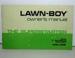 Lawn-boy Owner's Manual 8229F For 21" Self-propelled Power Mower Free Shipping. Fixed Price $18.99.