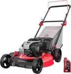 21" 3-IN-1 Gas Push Lawn Mower With 140CC 4-STROKE Engine Wide B&s E550. Fixed Price $469.50.