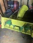 John Deere Snow Blower, Thrower For 112 210 212 214 216. Fixed Price $100.00.