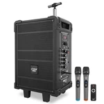 Pyle 8" 175W 4 Ohm Wireless Bt Streaming Pa Speaker System-rechargeable Battery. Fixed Price $126.99.