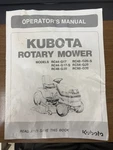 Kubota Rotary Mower RC44-G17 RC48-G20-S RC54-G20 RC60-G20. Fixed Price $28.00.