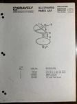 Gravely Circular Saw Illustrated Parts List Form 19684P1 (6-01-72) Oem Nos Nice. Fixed Price $6.99.
