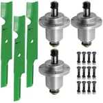 52" Deck Spindles W/ High Lift 18" Blade For Scag Freedom SFZ52 SMFZ-52. Fixed Price $135.00.
