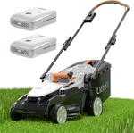 40V (2 X 20V) 16.6" Electric Lawn Mower Cordless, Walk Behind With 6-. Fixed Price $319.99.