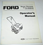 Ford 09GN5139 09GN5140 Walk-behind Snow Thrower Blower Operators Manual Original. Fixed Price $12.74.