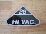 Reproduction Briggs Snapper Riding Mower Deck Decal. 28 Hi-vac.. Fixed Price $5.99.