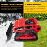 Robot Snow Blower Lawn Sale Remote Control Mower, Crawler Shovel. Fixed Price $2099.00.