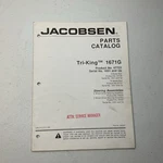 Jacobsen Tri-king 1671G Rough Reel Mower Parts Manual 67733 Service Book. Fixed Price $15.99.