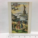 Postcard New York City Statue Of Liberty Easy Lawn Mower Ad 1985 Dover. Fixed Price $8.00.