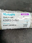 K5663-34560 Kubota Spindle Shaft Oem. Fixed Price $89.00.