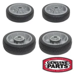 Genuine Toro 125-2509 10" Rear & 125-2510 8" Front Wheels Set For 30" Timemaster. Fixed Price $139.95.