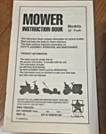 Murray Mower Instruction Book Models 20" Push. Fixed Price $17.99.
