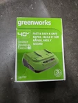 Greenworks 40V Dual Port Rapid Charger For Lithium Ion Batteries Indoor Outdoor. Fixed Price $89.00.