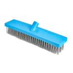 Long Handle Floor Wire Brush Rough Stainless Steel Deck Scrub. Fixed Price $16.99.