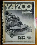 Yazoo YR-42 YR-48 YR-60 YR-76 Rad Riding Mower Owner's Operator's & Parts Manual. Fixed Price $16.99.