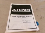 Steiner Rear Discharge Mower Model MW460 Owner/operator's Manual And Parts List. Fixed Price $18.99.