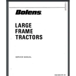 Bolens HT23 H.p. Garden Tractor Service Manual 2389 Large Frame 108 Pages. Fixed Price $24.99.