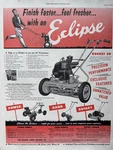 1953 Eclipse Lawn Mower Company Prophetstown Il Power Hand Rotary Vtg Print Ad. Fixed Price $13.94.