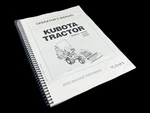 Kubota Tractor BX23S LA340 BT603 Operators Manual: Coil Bound 166 Pages. Fixed Price $22.95.