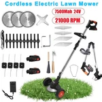 Cordless Electric Weed Lawn Eater Edger Yard Grass String Trimmer Cutter Mower. Fixed Price $57.99.