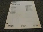 Ariens 901000 Tine Tiller 702006 Row 702011 Kit Parts Catalog Manual Xz. Fixed Price $55.48.