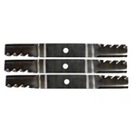 Set Of Toothed Mower Blades Fits John Deere 1420 1435 1445 1565 62" Deck. Fixed Price $79.99.