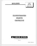 Bolens Husky Lawn Garden Tractor Parts Manual 1476-01 Comb Bound 1969 11PGS. Fixed Price $10.00.